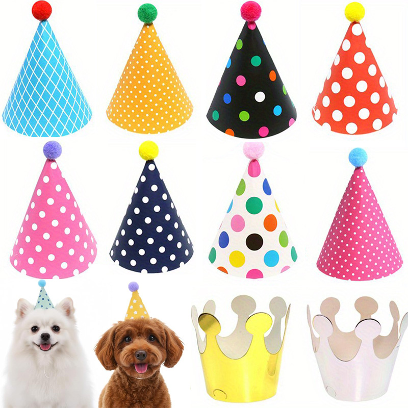 Party Hat Cone - 11-teiliges Set Bunte Mini-Partyhüte für Kuscheltiere
