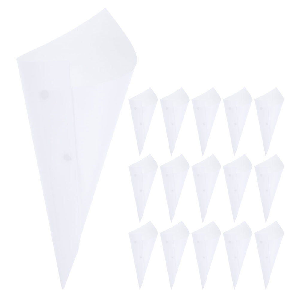 Cotton Candy Cone - 25 Stück Konfetti-Kegel, Blumenstraußhalter, Süßigkeitenkegel, geformt,