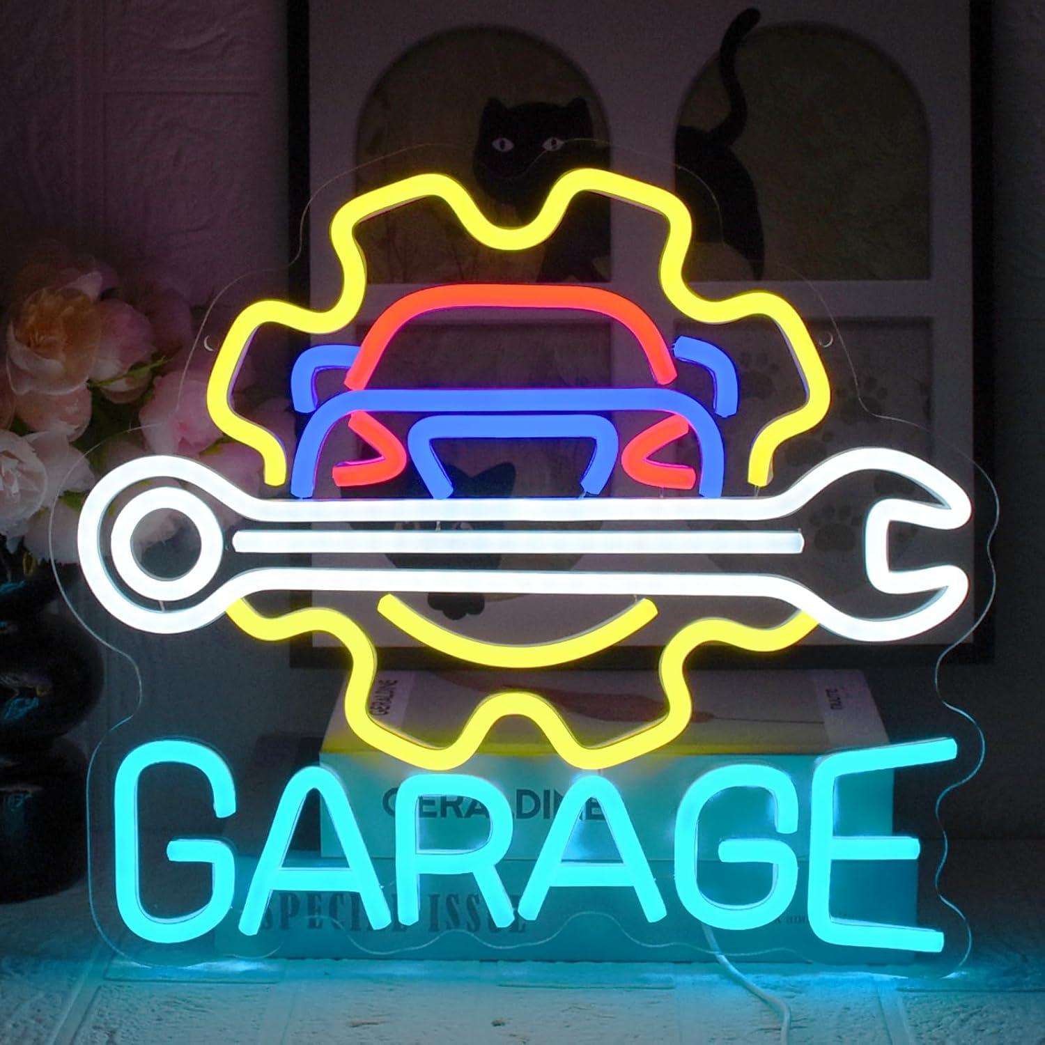 Garage Neonschild USB-betriebe – Neon Sign Party Bewertung und Preis