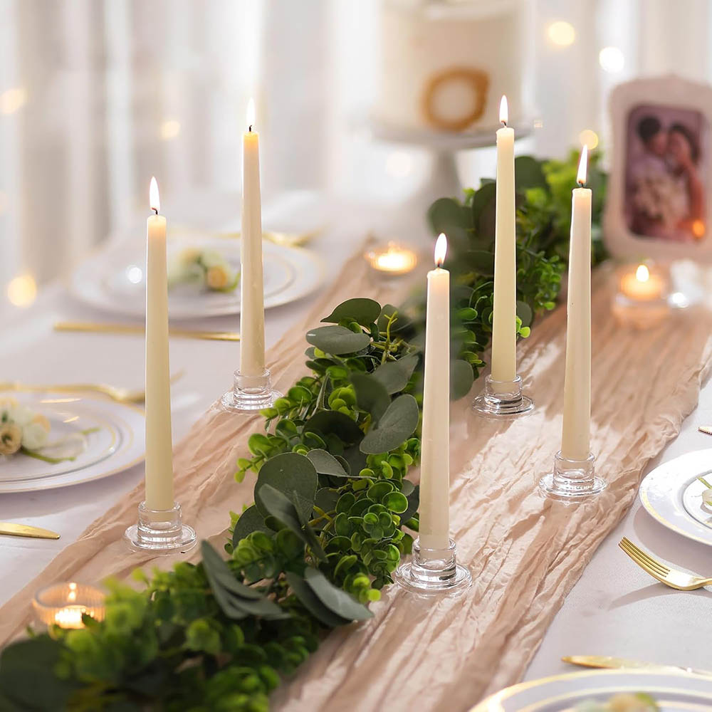 Kerzenständer, klarer, kurzer, – Centerpiece Stick Bewertung und Preis